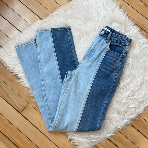 PacSun Eco Two-Tone '90s Boyfriend Jeans, Size 24 - Picture 9 of 16